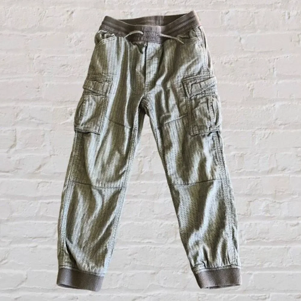 Gap Kids Boys Jersey Lined Herringbone Jogger